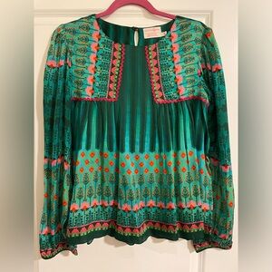 Siddhartha Bansal Anthropologie Blouse Size Medium